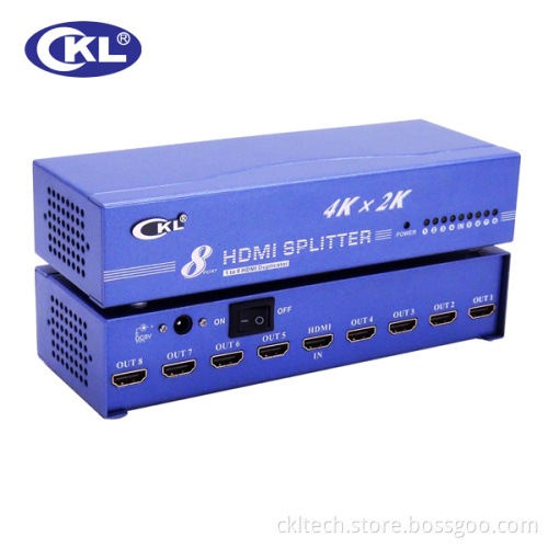 4k*2k 3D 8 Port HDMI Splitter
